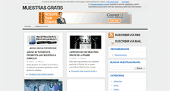 Desktop Screenshot of muestrasgratis.com.es
